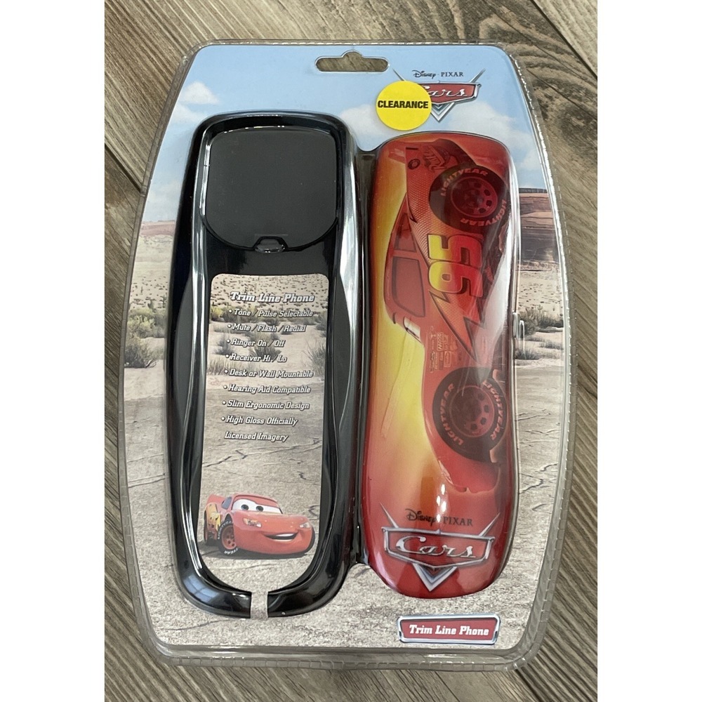KNG America 630062 Single Line Phone - Disney/Pixar Cars